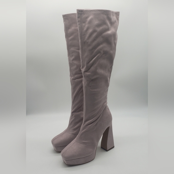 913- Jessica Simpson Daniyah Over-the-Knee Boots – Size 8.5 – Vegan Suede – NWT - Picture 3 of 9